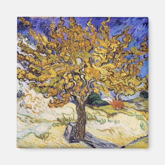 Vincent van Gogh - De Moerbeboom Magneet (Voorkant)
