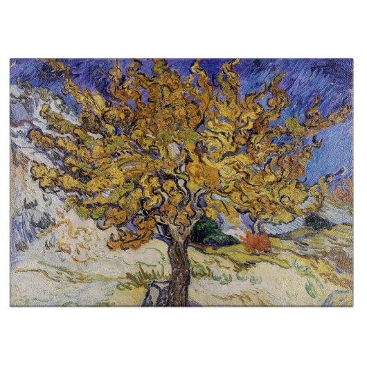 Vincent van Gogh - De Moerbeboom Snijplank (Voorkant)