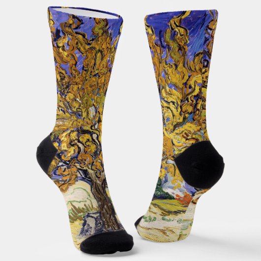 Vincent van Gogh - De Moerbeboom Sokken (Gebogen)