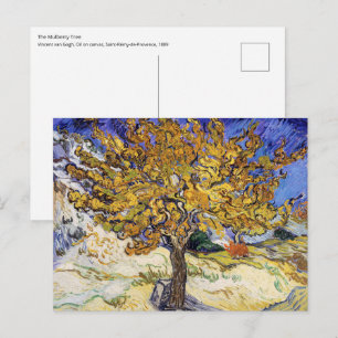 Vincent van Gogh - De moerbeiboom Briefkaart