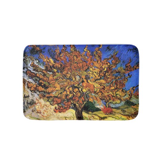 Vincent Van Gogh - De Moerbeiboom Kunstschilderij Badmat (Voorkant)