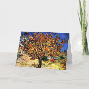 Vincent Van Gogh - De Moerbeiboom Kunstschilderij Kaart