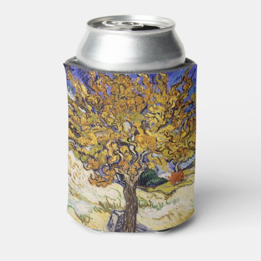 Vincent van Gogh - De Mulberry-boom Blikjeskoeler (Blikje Achterkant)