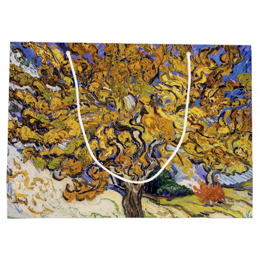 Vincent van Gogh - De Mulberry-boom Groot Cadeauzakje (Achterkant)