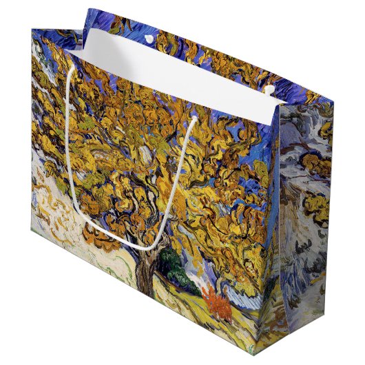 Vincent van Gogh - De Mulberry-boom Groot Cadeauzakje (Voorkant Gekanteld)