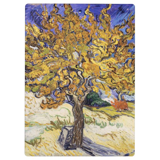 Vincent van Gogh - De Mulberry-boom Klembord (Achterkant)