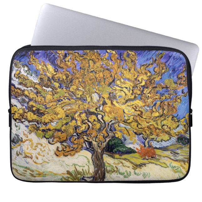 Vincent van Gogh - De Mulberry-boom Laptop Sleeve (Voorkant)