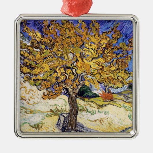 Vincent van Gogh - De Mulberry-boom Metalen Ornament (Voorkant)
