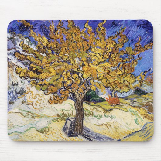 Vincent van Gogh - De Mulberry-boom Muismat (Voorkant)