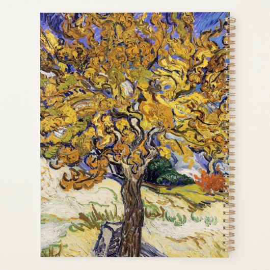 Vincent van Gogh - De Mulberry-boom Planner (Achterkant)