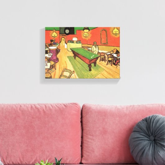 Vincent van Gogh - de nachtelijke afgrond in Arles Canvas Afdruk (Insitu (Woonkamer))
