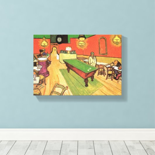Vincent van Gogh - de nachtelijke afgrond in Arles Canvas Afdruk (Insitu (Houten vloer))