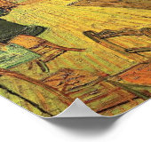 Vincent Van Gogh - De nachtelijke fijne kunst van Poster (Hoek)