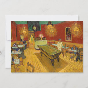 Vincent van Gogh - De Night Cafe Bedankkaart