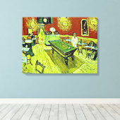 Vincent van Gogh - De Night Cafe Canvas Afdruk (Insitu (Houten vloer))