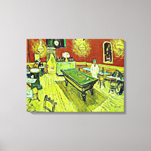 Vincent van Gogh - De Night Cafe Canvas Afdruk