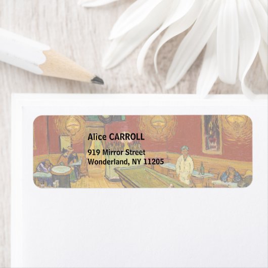 Vincent van Gogh - De Night Cafe Etiket (Insitu)