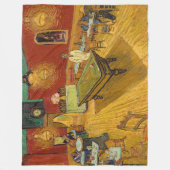 Vincent van Gogh - De Night Cafe Fleece Deken (Voorkant)