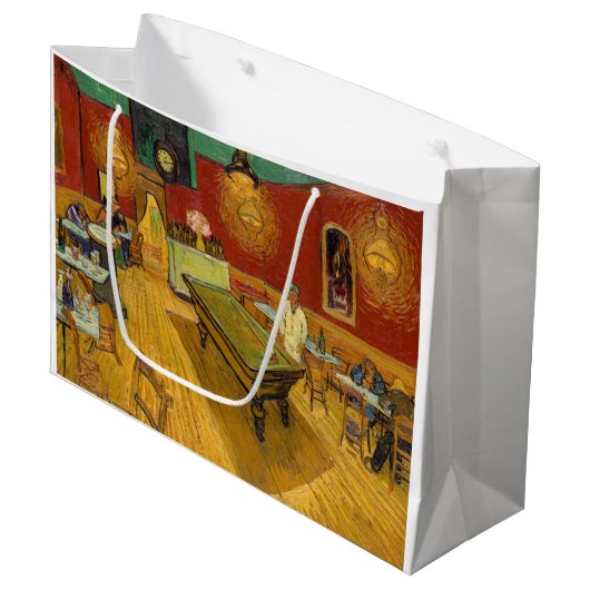 Vincent van Gogh - De Night Cafe Groot Cadeauzakje (Voorkant Gekanteld)