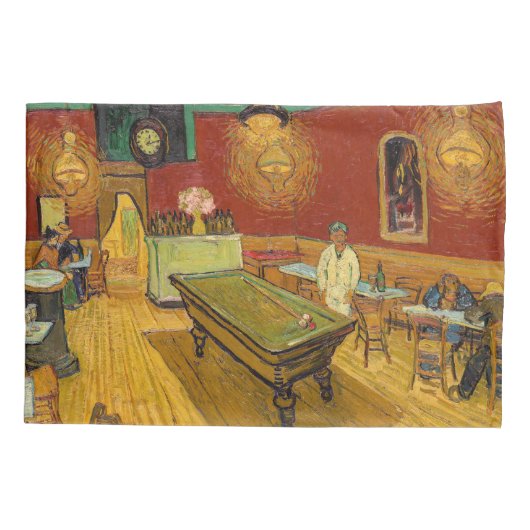 Vincent van Gogh - De Night Cafe Kussensloop (Achterkant)