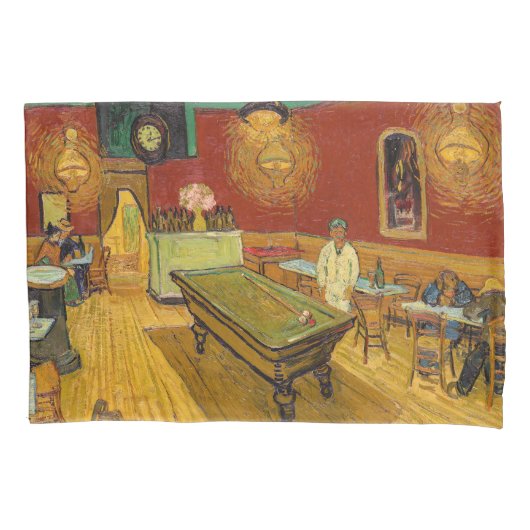 Vincent van Gogh - De Night Cafe Kussensloop (Voorkant)