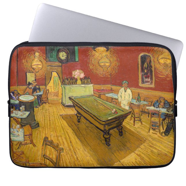 Vincent van Gogh - De Night Cafe Laptop Sleeve (Voorkant)