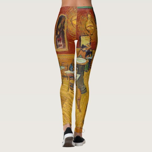 Vincent van Gogh - De Night Cafe Leggings (Achterkant)