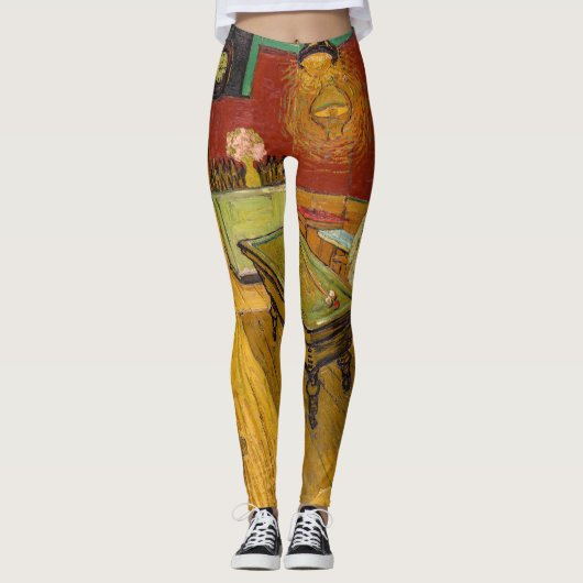 Vincent van Gogh - De Night Cafe Leggings (Voorkant)