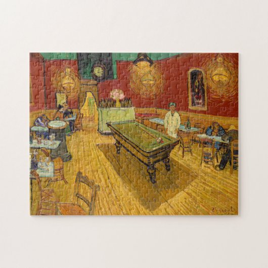 Vincent van Gogh - De Night Cafe Legpuzzel (Horizontaal)