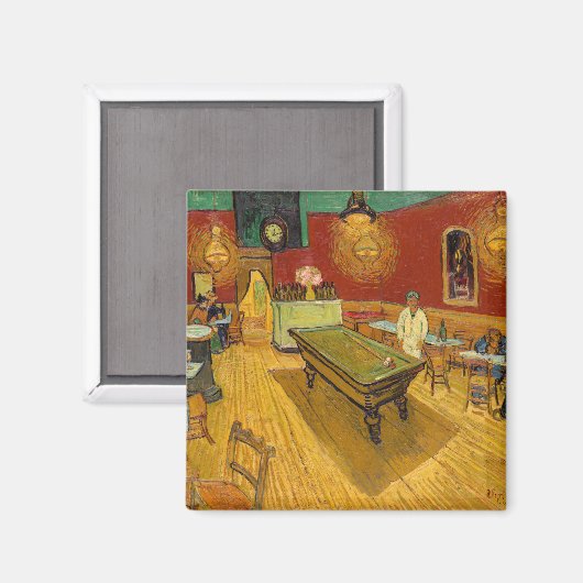 Vincent van Gogh - De Night Cafe Magneet (Voorkant / Achterkant)