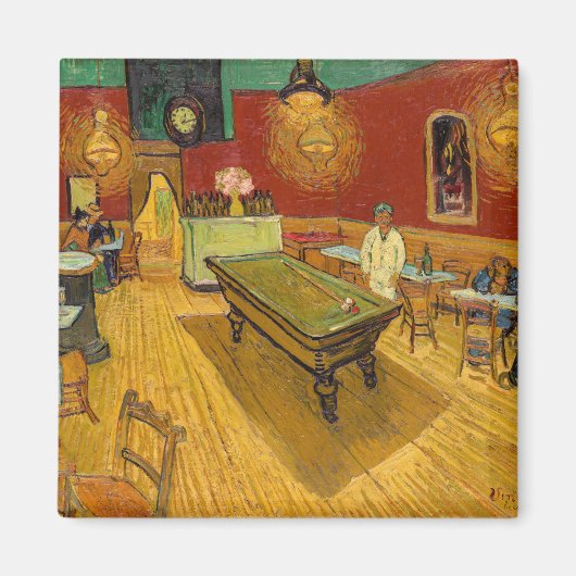 Vincent van Gogh - De Night Cafe Magneet (Voorkant)