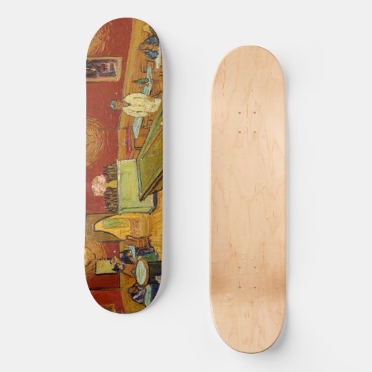 Vincent van Gogh - De Night Cafe Persoonlijk Skateboard (Voorkant)