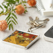 Vincent van Gogh - De Night Cafe Sleutelhanger (Zijkant)