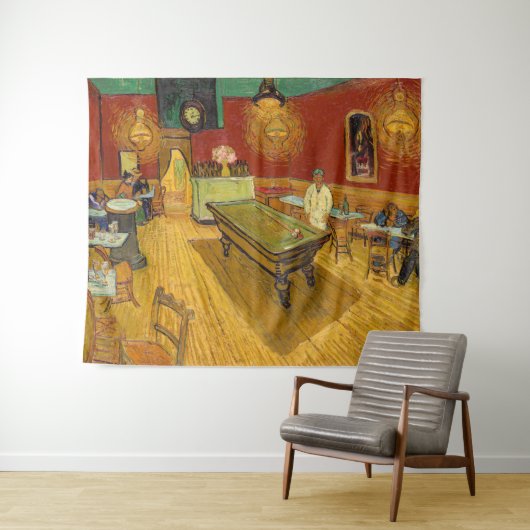 Vincent van Gogh - De Night Cafe Wandkleed (In Situ (horizontaal))