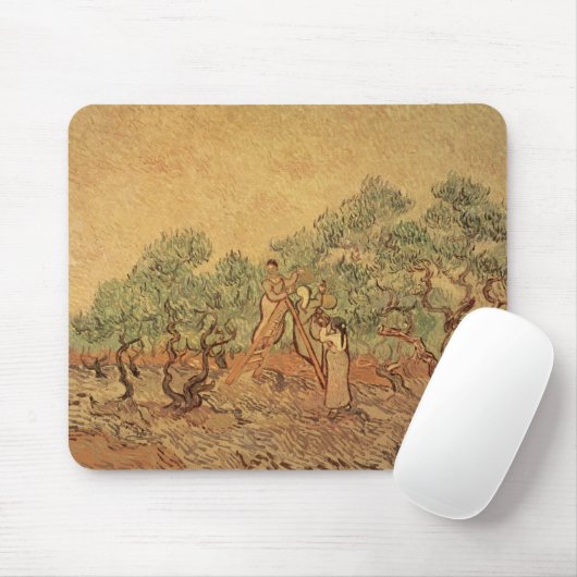 Vincent van Gogh | De olijventeelt, 1889 Muismat (Met muis)