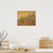 Vincent van Gogh | De olijventeelt, 1889 Poster (Keuken)