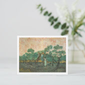 Vincent van Gogh | De olijventelers, Saint-Remy Briefkaart (Staand voorkant)
