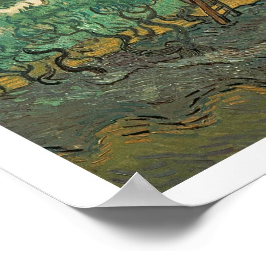 Vincent van Gogh | De olijventelers, Saint-Remy Poster (Hoek)