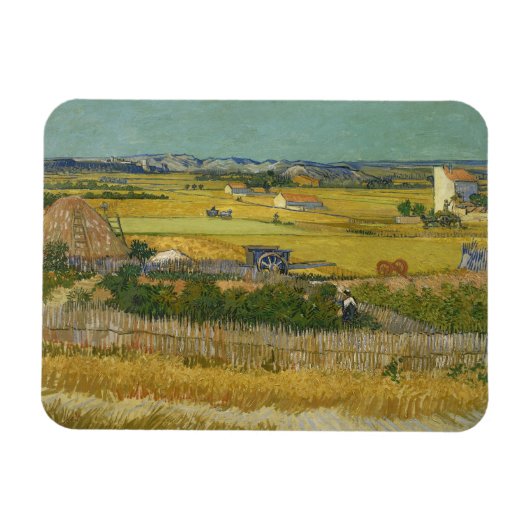 Vincent van Gogh, De oogst, De Oogst Magneet (Horizontaal)