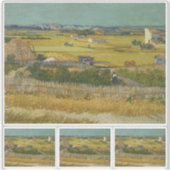 Vincent van Gogh, De oogst, De Oogst Sticker (Voorkant)