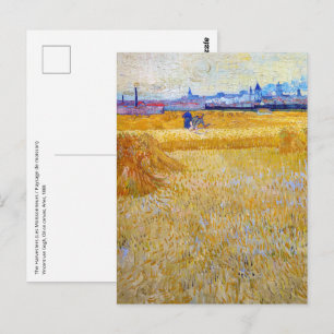 Vincent van Gogh - De Oogsters Briefkaart
