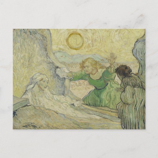 Vincent van Gogh - De opkomst van Lazarus Briefkaart (Voorkant)