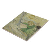 Vincent van Gogh - De opkomst van Lazarus Tegeltje (Zijkant)