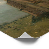 Vincent van Gogh - De oude kerktoren in Nuenen Poster (Hoek)