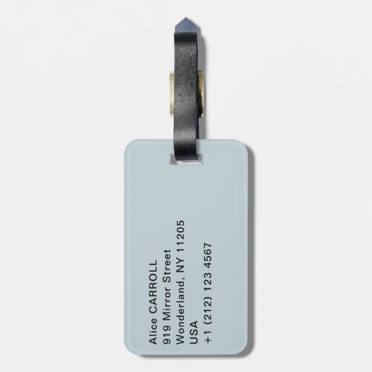 Vincent van Gogh - De oude Mill Bagagelabel (Achterkant verticaal)