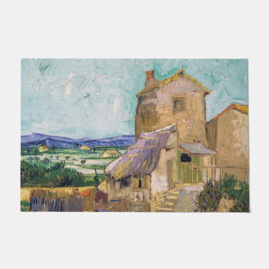 Vincent van Gogh - De oude Mill Deurmat (Voorkant)