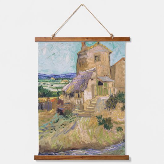 Vincent van Gogh - De oude Mill Hangend Wandkleed (Voorkant)