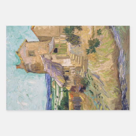 Vincent van Gogh - De oude Mill Inpakpapier Vel (Voorkant)
