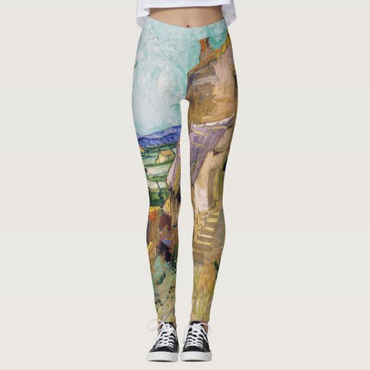 Vincent van Gogh - De oude Mill Leggings (Voorkant)