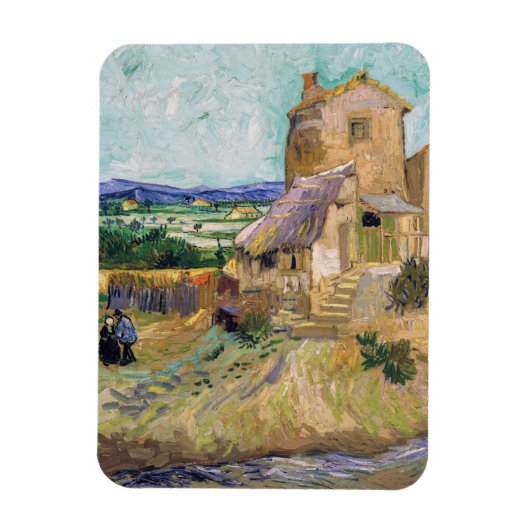 Vincent van Gogh - De oude Mill Magneet (Verticaal)